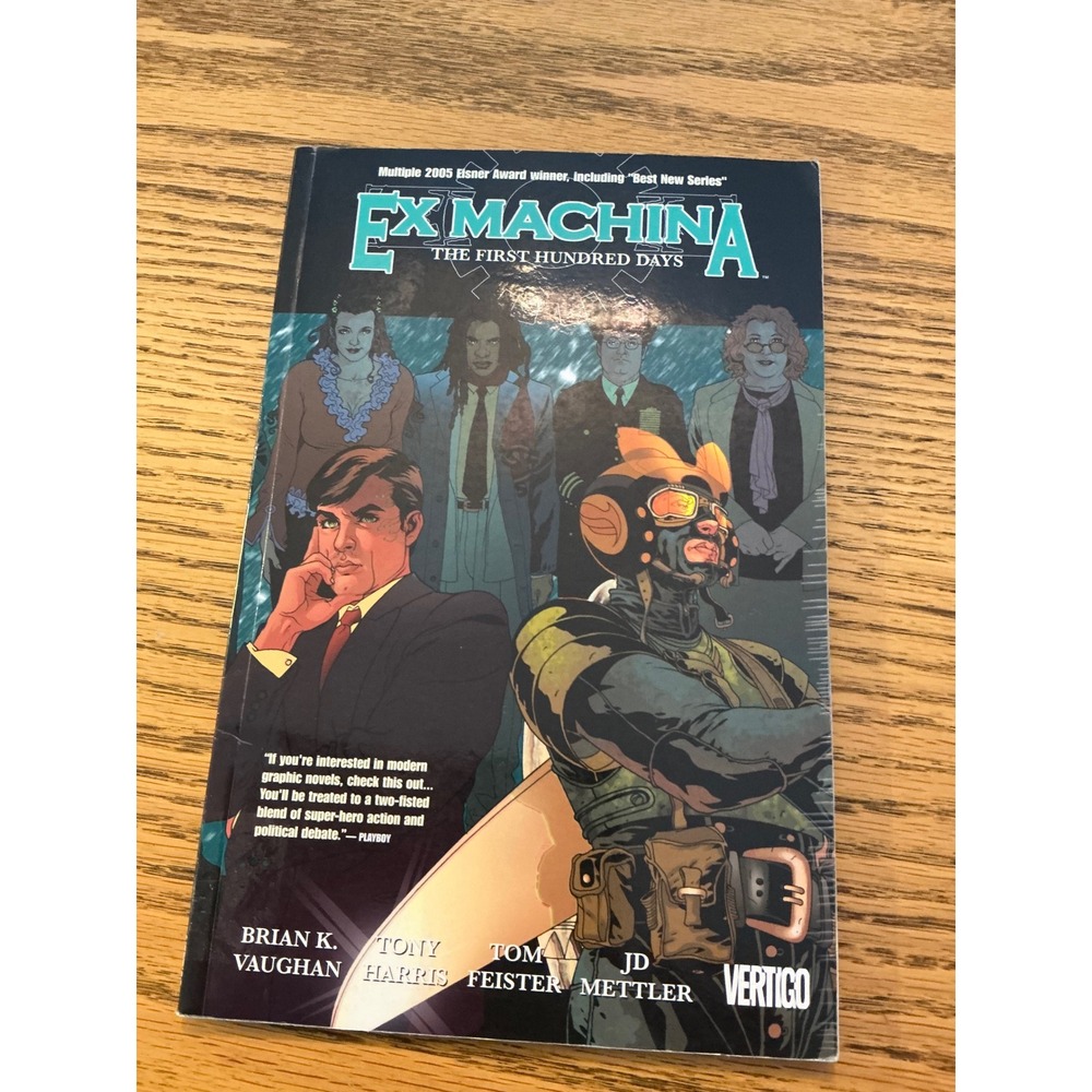 Ex Machina‎ The First 100 Days Graphic Novel Brian K Vaughan Tony Harris Vertigo